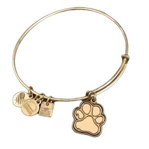 Alex and Ani charity by design paw print bangle
